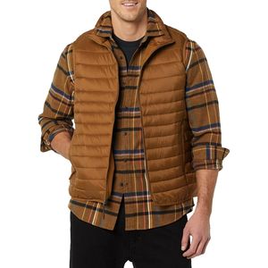 Gilet matelassé en toile pour homme, haut de gamme, imperméable, coupe-vent, léger, sans manches, pour l'hiver, streetwear - Product Image 3