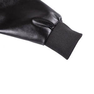 Produit le plus vendu Veste supérieure en cuir Meilleures vestes en cuir minces d'hiver pour hommes Veste en cuir de conception personnalisée - Product Image 5