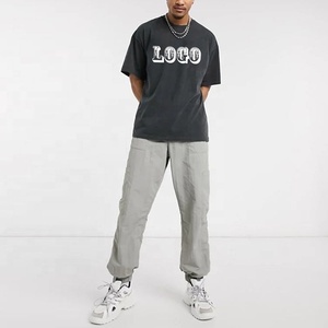 เสื้อยืดแขนสั้นแบบปรับแต่งได้สำหรับผู้ชายและผู้หญิงเสื้อยืดคอตตอนโชว์ไหล่คอปาดปรับสีได้สำหรับผู้ชายและ100 - Product Image 5