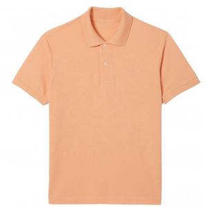 T-shirt classique pour homme, à manches courtes, en tissu éponge uni brodé, doux, en élasthanne/polyester, décontracté, élégant, léger pour l'été - Product Image 1