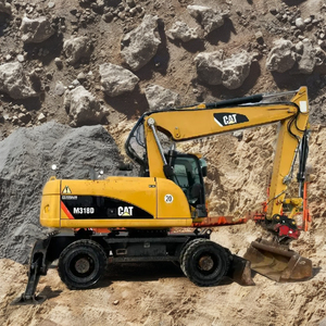 Escavatore Gommato Usato Caterpillar M318D 4WD 19 Tonnellate con Motore Cat C6.6 ad Alta Mobilità per Macchinari da Costruzione Stradale Comunale - Product Image 1