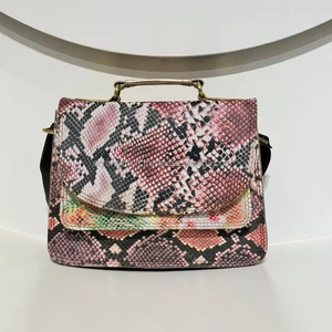 2024 nouvelle mode luxe sacs à main en cuir recyclé femmes sacs à main de créateur célèbre marque Offre Spéciale dames serpent imprimé sacs à bandoulière - Product Image 4