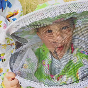 100% Cotton Kids Beekeeping Apparel <b>Full</b> <b>Body</b> Coverall Safe Breathable Easy To Wear Protective Workwear With Custom OEM - Product Image 2