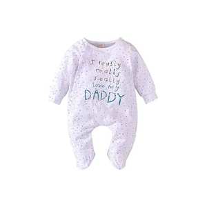 Mono de bebé recién nacido de algodón con estampado de dibujos animados de manga larga para niña, mono de manga larga al mejor precio - Product Image 4