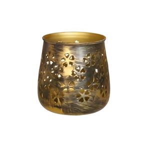 Bougeoirs à bougie Votive en métal pour décoration intérieure vintage de marque Designer Touch Bougeoirs géométriques Décoratifs Or Argent 2024 - Product Image 5