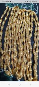 ลูกปัดแก้วสีทองสั่งทำพิเศษ เหมาะสำหรับนักออกแบบเครื่องประดับแอฟริกัน เหมาะสำหรับการขายต่อและทำเครื่องประดับ - Product Image 6