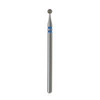 Foret à ongles professionnel en diamant, 2,5 mm, grain bleu, pour affiner les cuticules