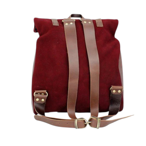 Nuevo Diseño 2026, Mochila de Cuero de Gamuza con Diseño Geométrico, Unisex, de Lujo, Duradera, con Accesorios de Primera Calidad, Capacidad de 20-37L, Venta al Por Mayor - Product Image 4