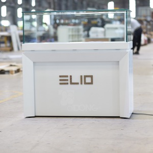 Heavy Duty Metal Jewelry Display <b>Showcase</b> LED Lighting-OEM Accepted Customizable Size Color Waterproof Phone Shop Retail Display - Product Image 2