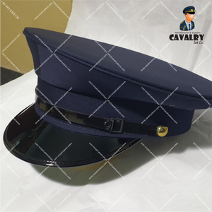 หมวกแก๊ปทหารนายทหารชุดทหารม้า SKT ลายหนังสีฟ้าแบบสั่งทำสไตล์ล่าสุด - Product Image 5