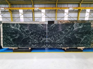 Dalle de porcelaine araignée verte moderne pierre de sol en marbre travertin pour cuisine salle de bain appartement Solution de conception graphique carrelage - Product Image 6