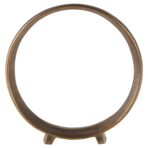 Sculpture en métal moderne faite à la main ornement simple et élégant de couleur noire pour la décoration intérieure salon anniversaire Occasion petite taille - Product Image 5