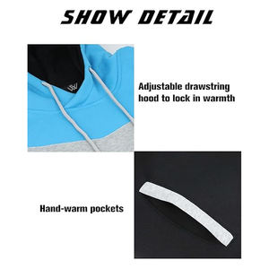 Sweat-shirt en molleton à col rond vintage de couleur unie Sweat à capuche d'automne surdimensionné Odm 2xl pour hommes - Product Image 4