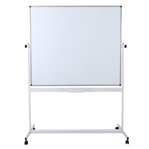 Tableau blanc magnétique Akyazi à cadre en aluminium 65*100cm, noyau en aggloméré, tableau effaçable à sec portable pour bureau, école, utilisation sur chevalet trépied - Product Image 3