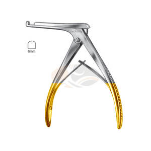 Alta calidad 4 pulgadas 90 grados 6mm Kerrison mastoideo Rongeur Punch instrumento quirúrgico de acero inoxidable para ENT Neuro - Product Image 1