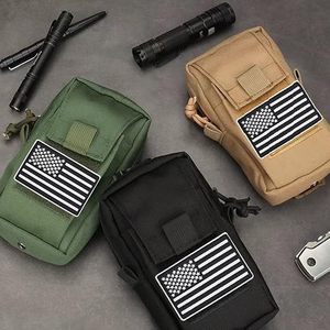 New Small Outdoor Utility <b>Phone</b> <b>Holder</b> Gadget <b>Belt</b> Molle Waist Bag Tactical Pouch - Product Image 4