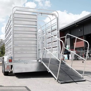 Remorques à ridelles hautes pour le transport de bétail (bovins, ovins, porcins) de 25-30 tonnes, avec essieux renforcés et robustes, pour vente en gros - Product Image 5