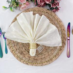 Anillo de servilleta Último diseño elegante Anillo de servilleta increíble Soporte de tejido Venta caliente Decoración de mesa Servilletero a bajo precio - Product Image 6