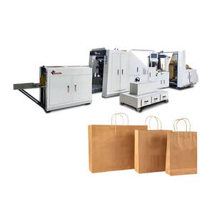 Machine de fabrication de sac en papier à fond carré entièrement automatique de qualité supérieure pour sac en papier kraft carré - Product Image 5