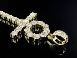 Popular Design Flower Cluster Custom Moissanite Diamond Iced Out 925 <b>Silver</b> Hip Hop Jewelry <b>Cross</b> <b>Pendant</b> for Men - Product Image 2