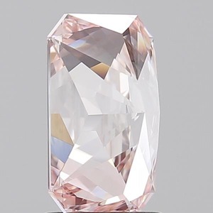 Diamante cultivado en laboratorio de corte radiante 2,06ct Fancy rosa intenso calidad VVS1 - Product Image 4