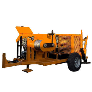 Máquina Hidráulica de 7 Toneladas para Tirar de Cables, Cabrestante de Cable con Motor Diésel para Instalación de Cables de Energía y Fibra - Product Image 1
