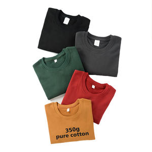 Haute qualité faible OEM personnalisé 350g 100% coton unisexe surdimensionné sweats à capuche pour hommes sweats à capuche pour femmes - Product Image 3