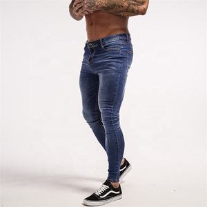 Luxury Men's Fashion <b>Jeans</b> Vintage Ripped <b>Jeans</b> Men Stacked Denim High Quality Stretch Pants Cowboy <b>Jeans</b> - Product Image 1