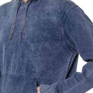 Vente en gros de pulls délavés à l'acide, sweats à capuche lourds pour automne et hiver pour hommes - Product Image 4