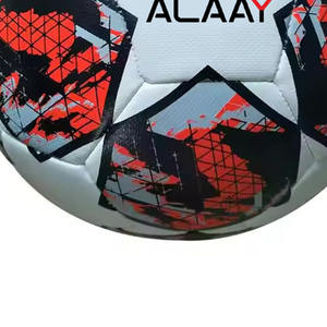 Alaay personalizado OEM Logo profesional tamaño 5 balón de fútbol engrosado PU cosido a máquina para fútbol - Product Image 5