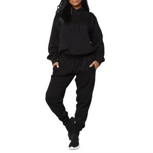 Ensemble de jogging pour femmes de haute qualité survêtement 100% coton polaire 480 gsm vêtements de sport survêtement Logo personnalisé 100% coton Service OEM - Product Image 5
