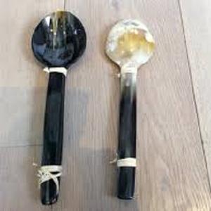 อุปกรณ์ทำสลัดและช้อนส้อมในครัวราคาประหยัด ชุดช้อนส้อมแบบแบนรุ่นใหม่ ช้อนเสิร์ฟสลัด ช้อนเสิร์ฟพาสต้า ส้อมเสิร์ฟสลัด ขายดี - Product Image 1