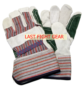 ถุงมือนิรภัยหนังวัวแยกส่วนหนังแท้คุณภาพสูง - Product Image 4