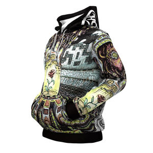 Sudaderas y sudaderas transpirables de poliéster 100% para hombre de Pakistán bordadas y teñidas lisas para la temporada de invierno - Product Image 5