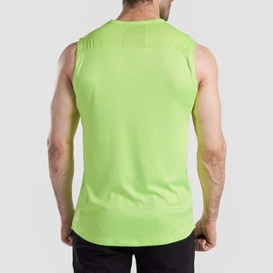 Camisetas sin mangas de gran tamaño para hombre con logotipo en la parte delantera y trasera, camisa de gimnasio de algodón bordada, ropa de calle y ropa de verano - Product Image 3