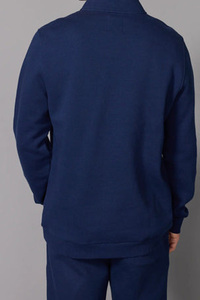 เสื้อสเวตเตอร์คอกลมแขนยาวคอ100% ผ้าฝ้ายผสมแบบสวมหัวใส่สบายสำหรับฤดูหนาวโลโก้และงานปักตามสั่ง - Product Image 4