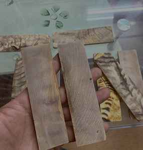 Cuchillos de cuerno de búfalo inspirados en varios colores ecológicos de alta calidad 127x38x8mm de espesor artesanías naturales - Product Image 4