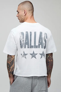 Camiseta Blanca Oversize para Hombre, Estilo Urbano, Manga Regular, Cuello Redondo, Mezcla de Poliéster/Algodón, Ecológica, Transpirable, Anti-Encogimiento - Product Image 3