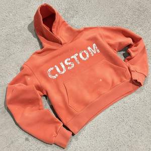 Sweat-shirts à capuche unisexes pour hommes, de haute qualité, 100% coton, 460g, poids lourd, avec strass, coupe ample, pour l'extérieur - Product Image 5