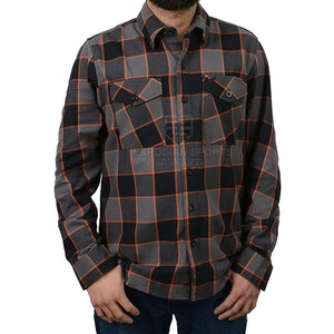 Camisa de Franela de Manga Larga para Hombre, Corte Regular, 100% Algodón, Casual, Cómoda, Transpirable y Ecológica, Superventas - Product Image 3