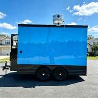 Petite remorque alimentaire mobile avec alimentation intégrée, remorque à crème glacée, chariot à hot-dogs, chariot à café, bars mobiles, mini camion alimentaire