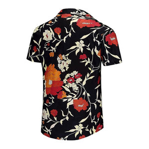 Chemises de plage décontractées pour hommes, polyester/coton imprimé par sublimation, séchage rapide, respirant, vente en gros OEM, sur mesure - Product Image 2