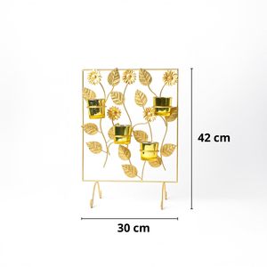 Votive en métal fabriqué par des artisans qualifiés idéal pour les hôtels restaurants maison et spa décorations aux chandelles - Product Image 1