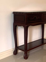 Pieds de remplacement en bois massif courbés pour ensemble coiffeuse, chaise, table – Idéal chambre, extérieur, salon, atelier – Meubles robustes et modernes