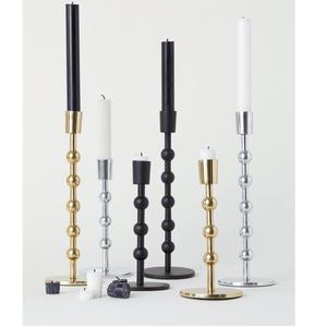 Bougeoirs coniques en laiton plaqué or de style royal, écologiques, faits à la main, pour les fêtes de Noël, décoration de table, élégante pour les fêtes - Product Image 3