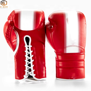 Guantes de Boxeo de Piel de Alta Calidad para Adultos - Entrenamiento Profesional, Impermeables, Correa de Muñeca Ajustable para Cierre - Product Image 1