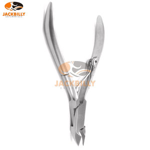 Professional Silver Cuticle Nippers for Precision Manicure and Pedicure Nail Remover Clipper and Podiatry Tool - Product Image 3