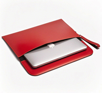 Langlebige Tragbare Echtes Leder Wasserdichte Laptop-Hülle für MacBook Air Pro 13/14/15 Zoll ThinkPad Matebook Tablet Handtasche
