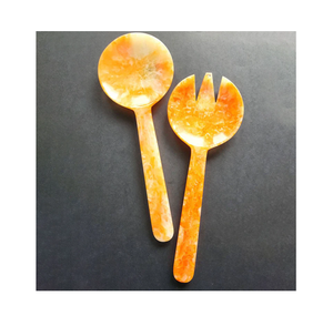 Resin <b>Salad</b> <b>Server</b> spoon Large <b>Salad</b> Spoon <b>and</b> Fork Dinnerware Set Tableware <b>Salad</b> <b>Bowl</b> Home Hotel Use - Product Image 2