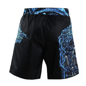 Short de MMA sur mesure pour hommes vêtements d'arts martiaux avec panneaux extensibles et logos sublimés vente en gros - Product Image 1